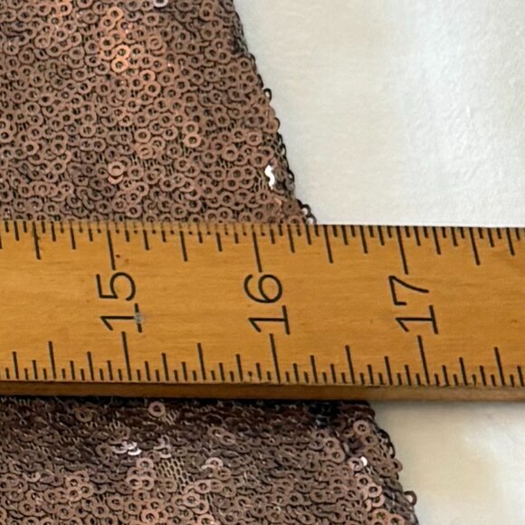TOBI Bronze Sequined Mini Dress, Medium - Picture 7 of 11